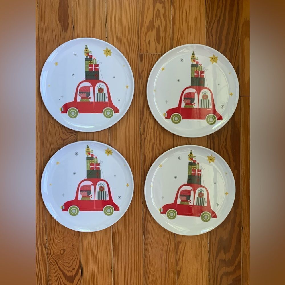 Crate and Barrel Holiday Plates